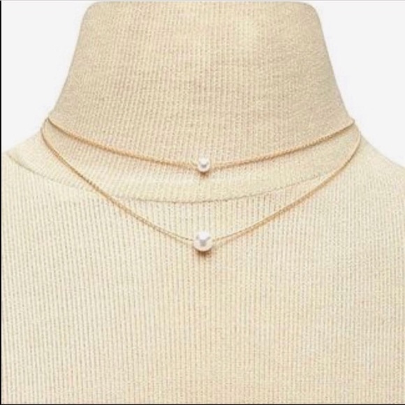 3/$13 Double Layer Pearl Necklace - Picture 3 of 6